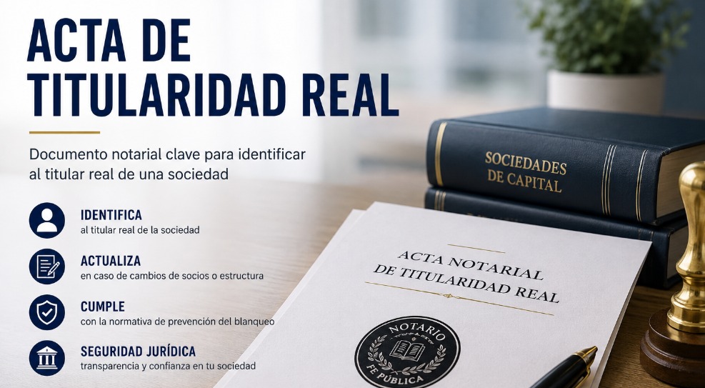 Acta de titularidad real